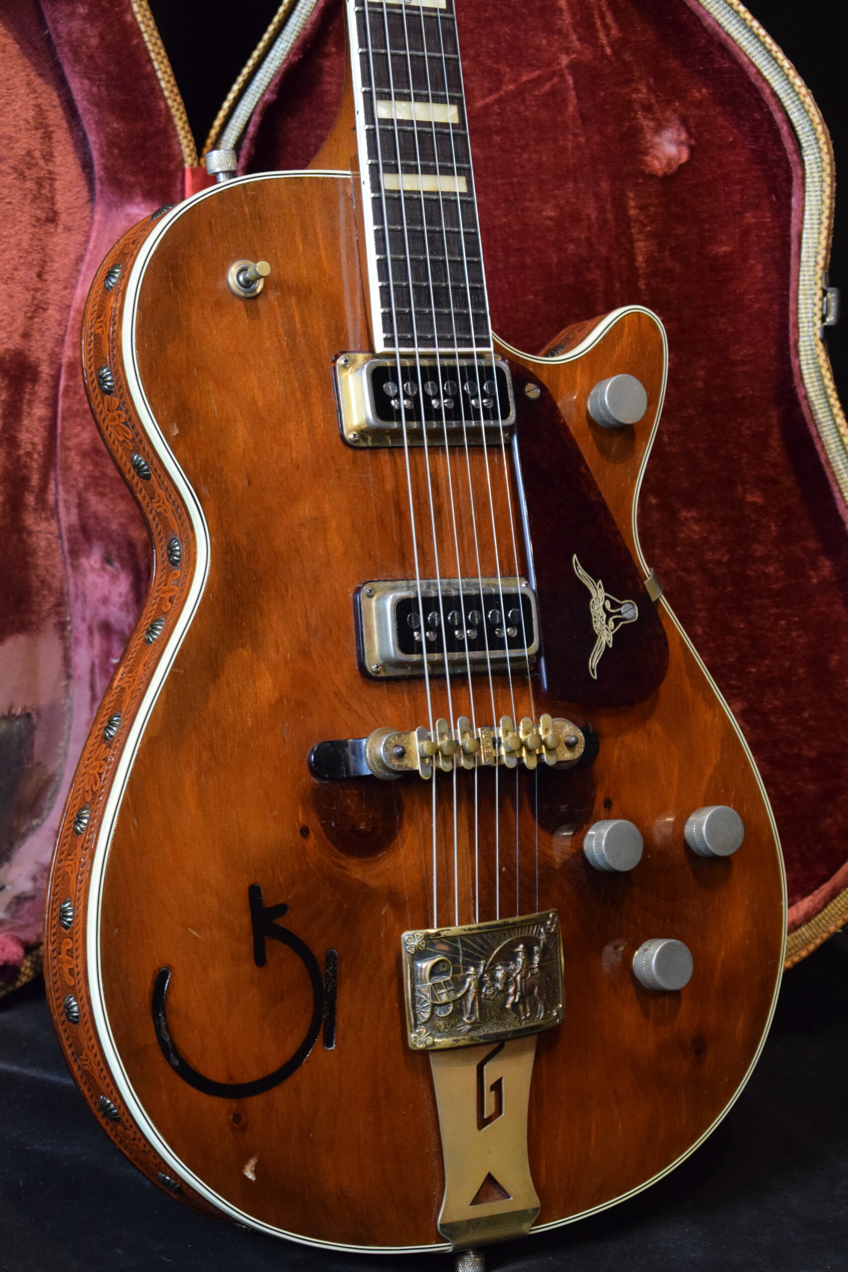 1953 Gretsch 6130 Round-Up “Knotty Pine” – Image 2