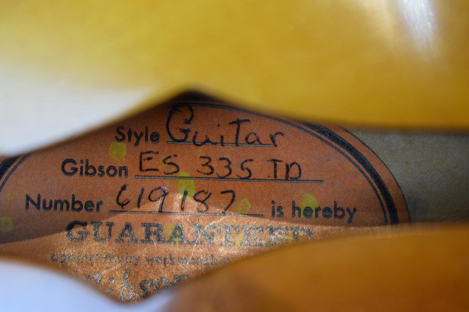 Gibson ES-335 TD - Image 14