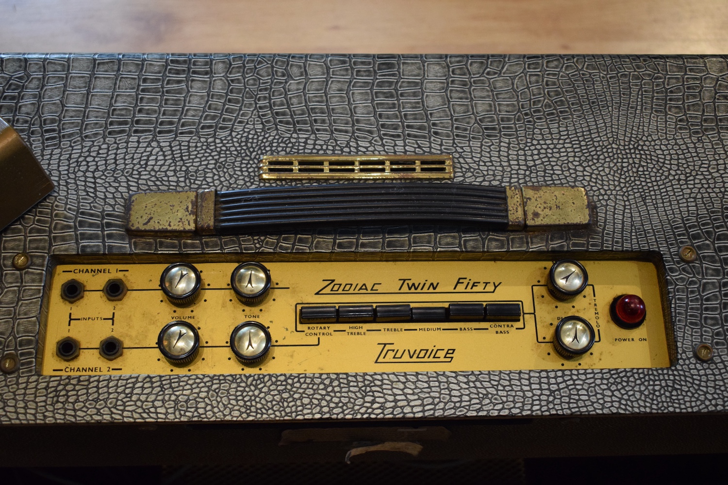 Selmer Zodiac Twin Fifty Croc Skin. – Image 12