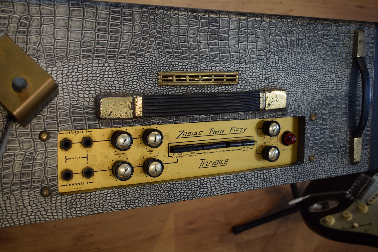 Selmer Zodiac Twin Fifty Croc Skin. – Image 15