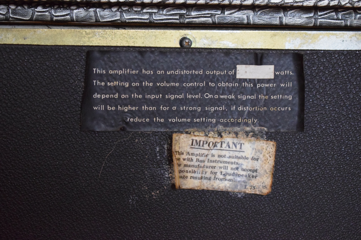 Selmer Zodiac Twin Fifty Croc Skin. – Image 8