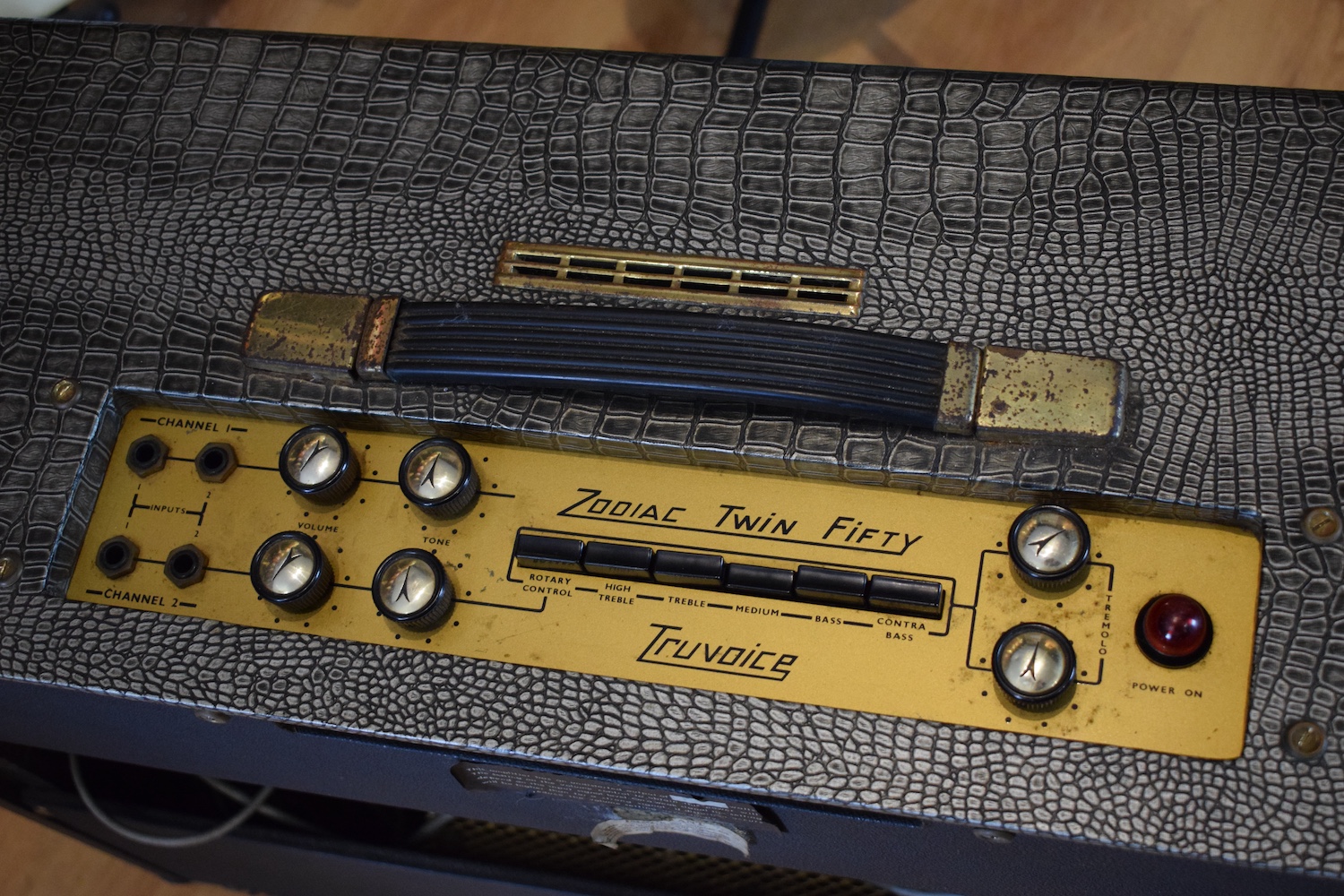 Selmer Zodiac Twin Fifty Croc Skin. – Image 13