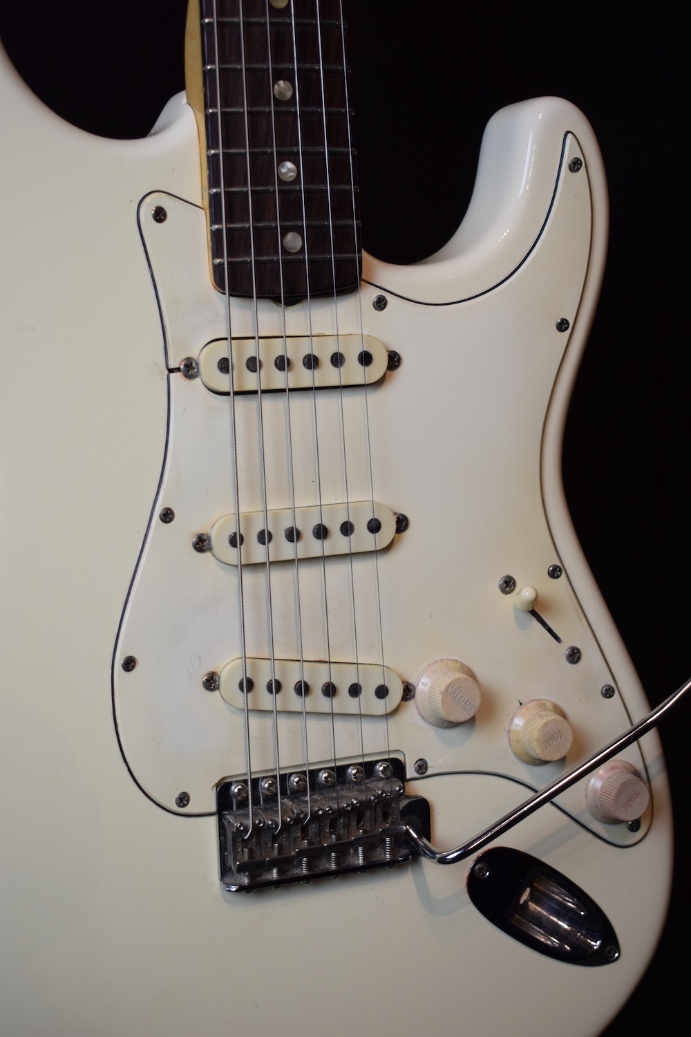 Fender Stratocaster Olympic White Refin. - Image 10