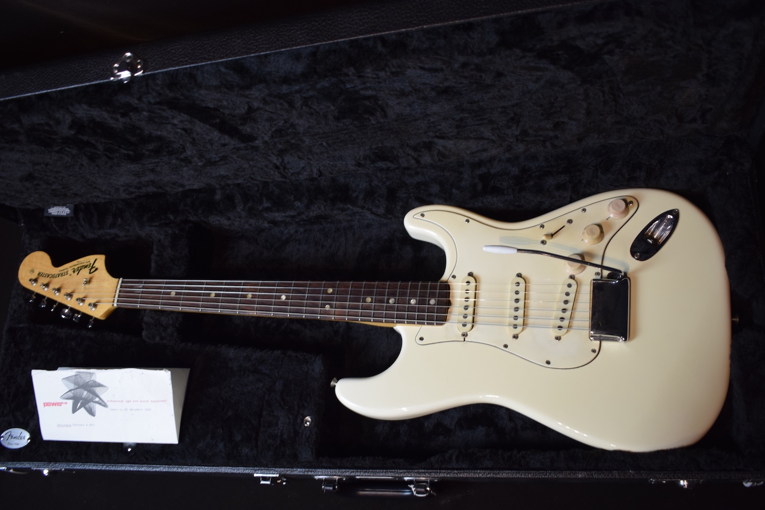 Fender Stratocaster Olympic White Refin. - Image 12