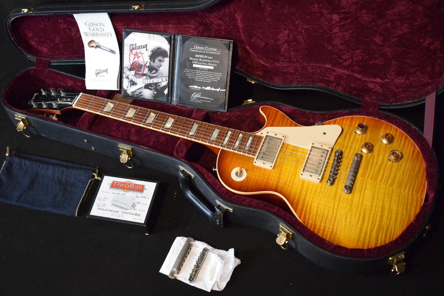 Gibson Mike Bloomfield V.O.S 1959 Les Paul Reissue – Image 17