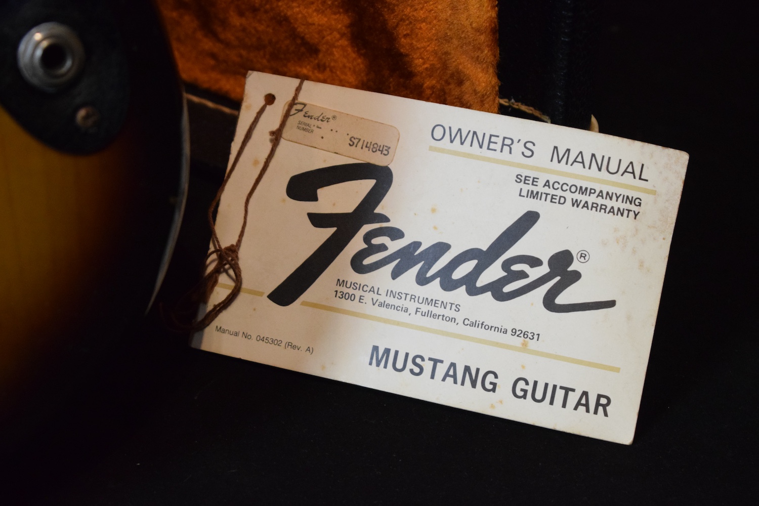 Fender Mustang Sunburst – Image 7