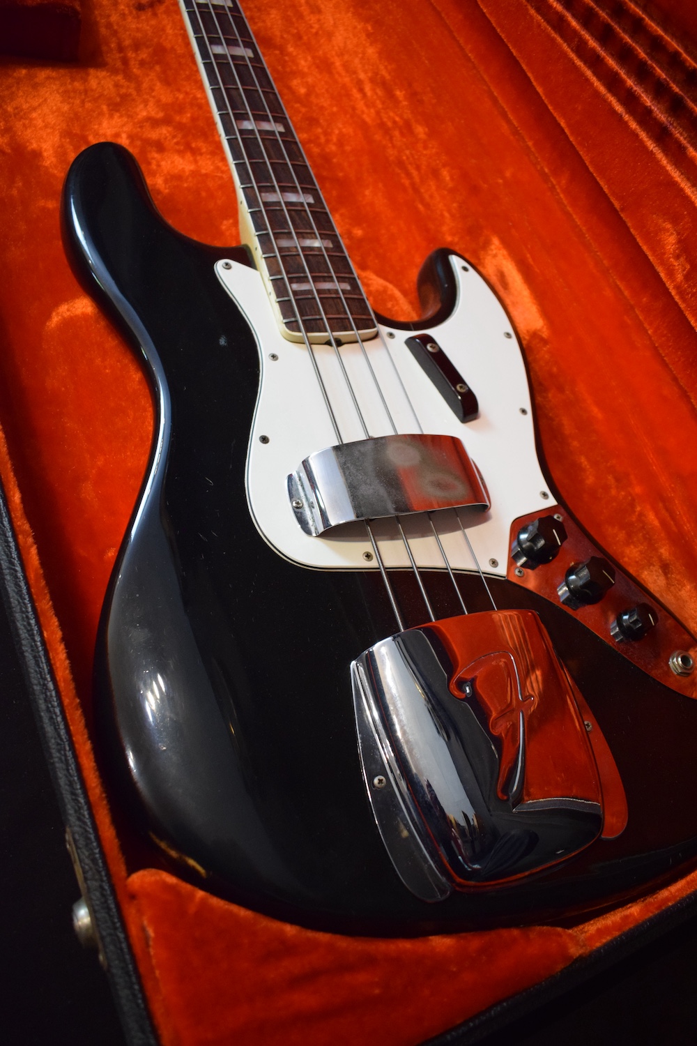 Fender Jazz Bass Black – Image 7